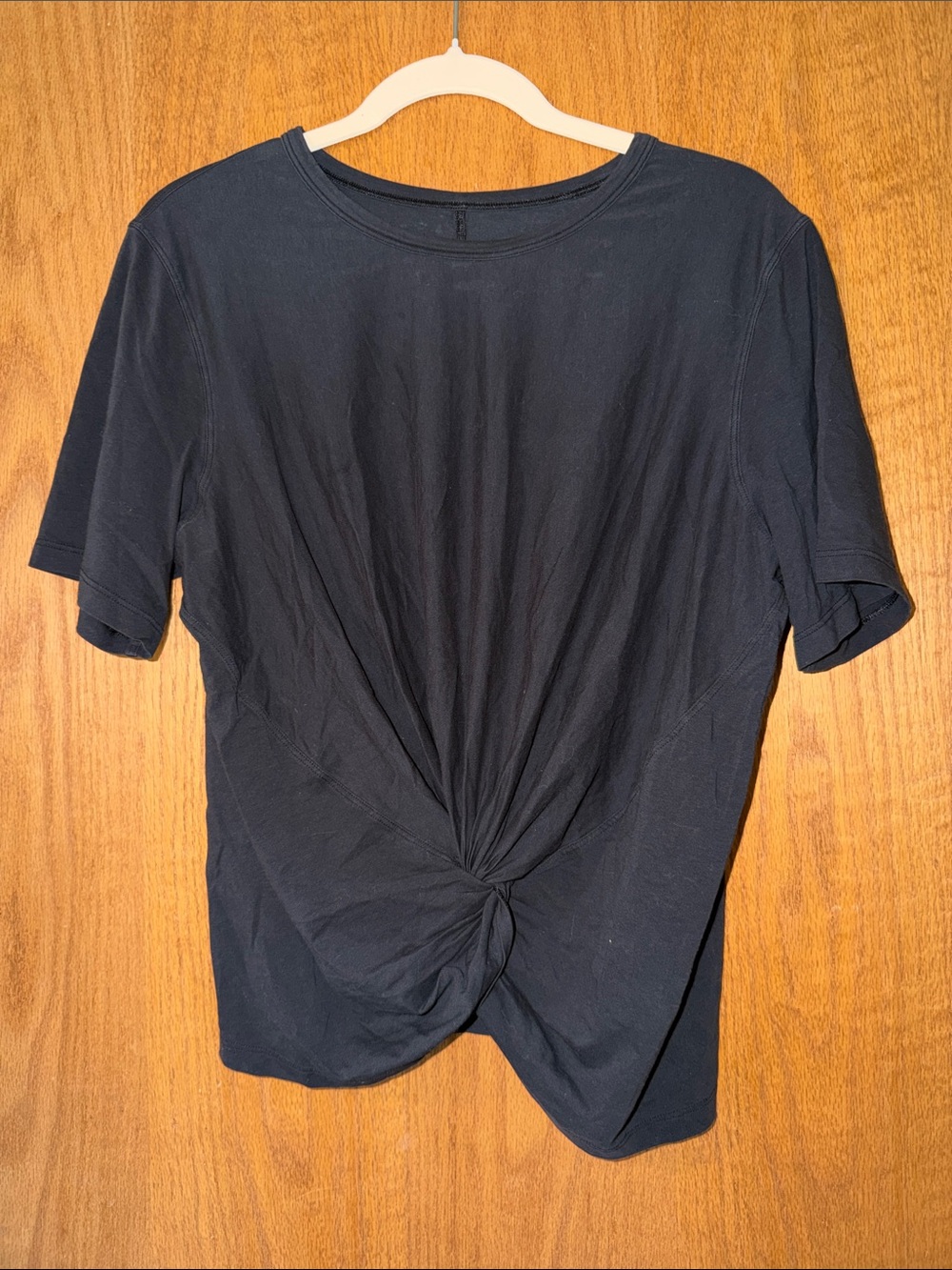 Lululemon Knot-Front Short Sleeve Top - Black